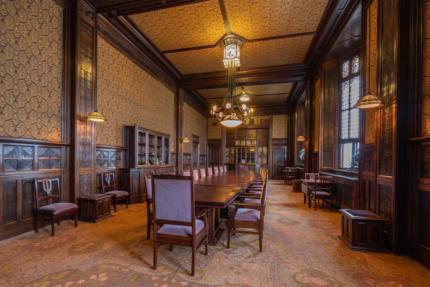 Grand Hotel Amrath Amsterdam Luaran gambar The library